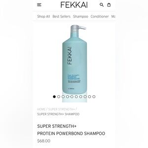 Fekkai Super Strength+ Protein Powerbond Shampoo - Blue